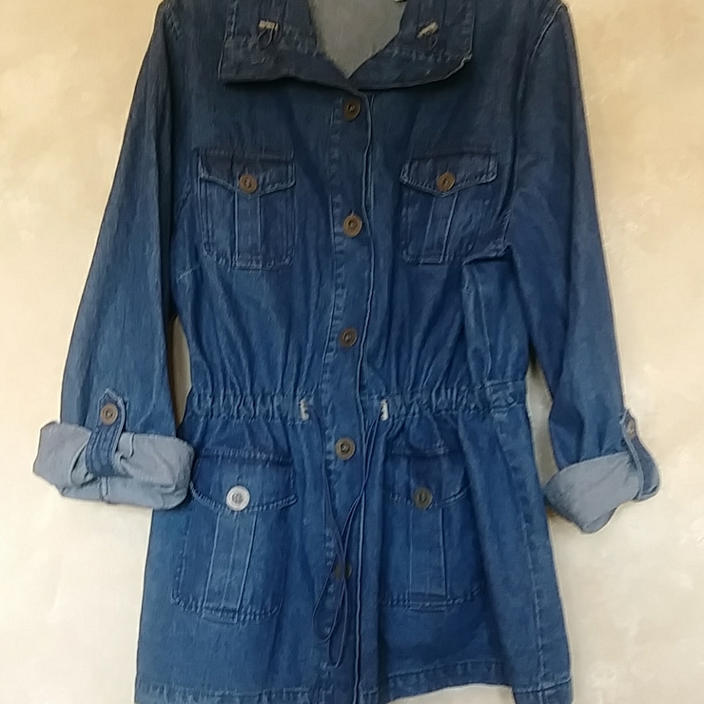 NWOT Liz & Me Denim Jacket Sz 1X